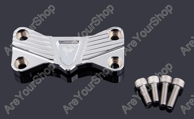 Handle bar clamp billet handlebar for yamaha fz1 2006-2011 silver