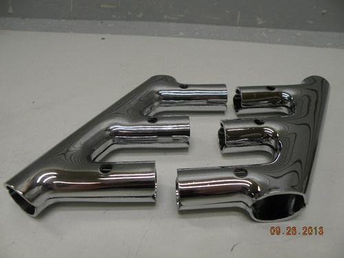 Custom 3 rail hard case saddlebag rail kit bracket only harley flt flh 1980 - 92