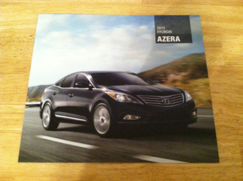 2013 hyundai azera lineup dealer brochure 