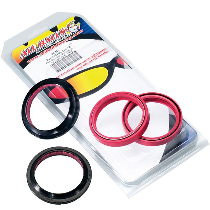 All balls racing fork oil seal & dust wiper seal kit  56-142