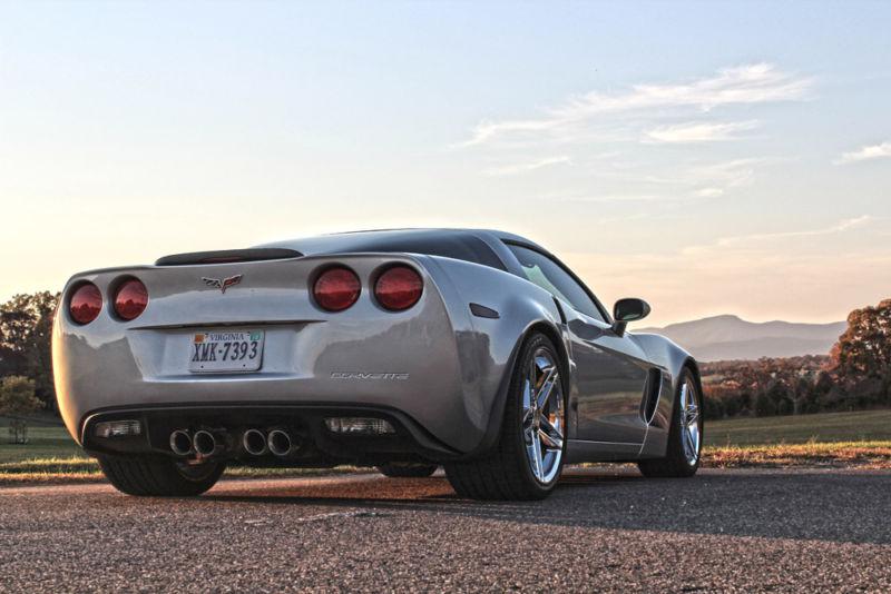 Chevy corvette silver c6 ls7 z06 hd poster super car print multiple sizes avail