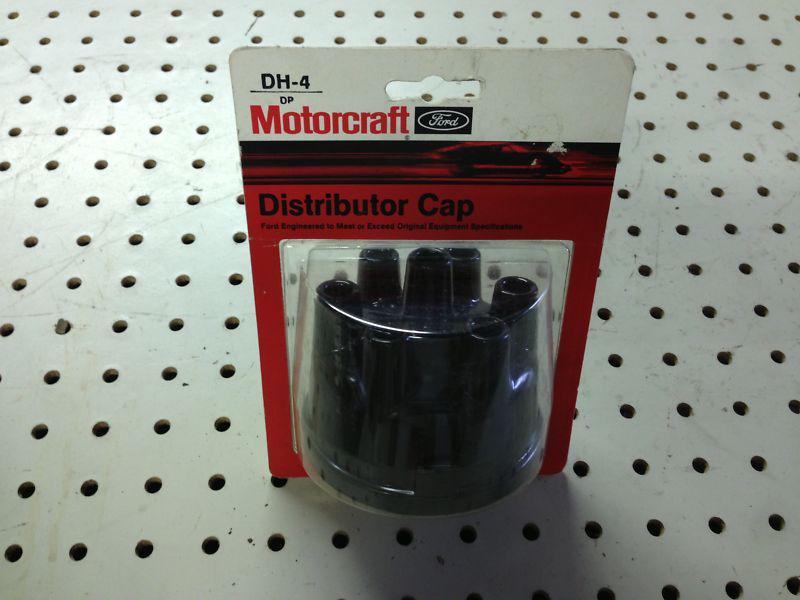 Nos 65-74 ford_mercury dh-4 motorcraft distributor cap 6cyl  mustang 