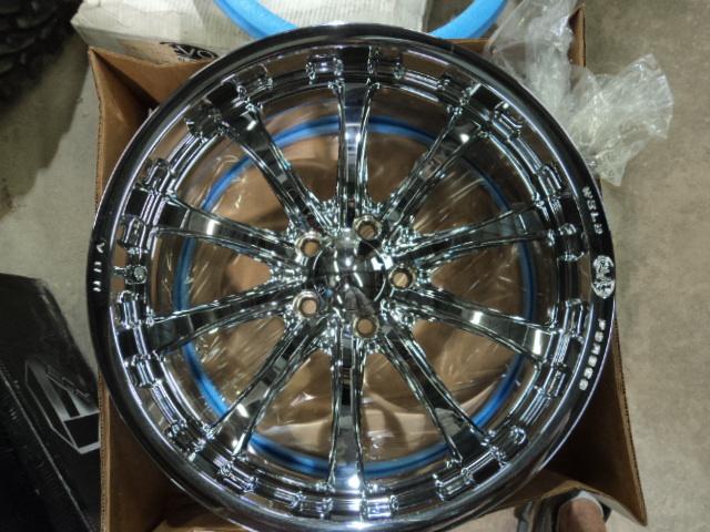 1 20"x8.5" weld racing evo 705 axis si chrome wheel  5x114.3 #705-085501 kb702h