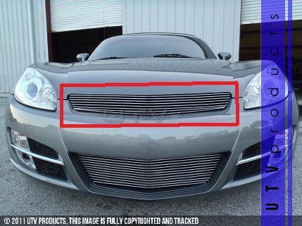 2007 - 2009 saturn sky custom 1pc upper main chrome billet grille kit 07 08 09