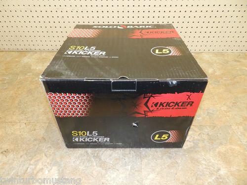 Kicker solo-baric l5 s10l5 2006 1-way 10" car subwoofer sub woofer 