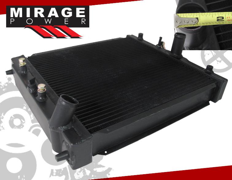 92-00 civic eg ek 1.5l 1.6l sohc manual mt light weight racing black radiator