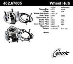 Centric parts 402.67005e front hub assembly