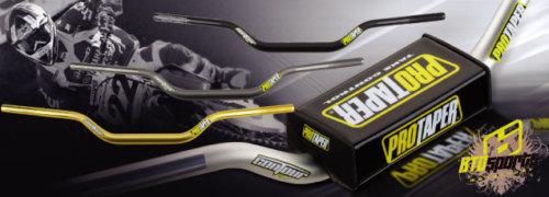 New pro taper contour handlebars black woods lo bend 