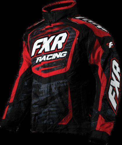 New!!!  2014 fxr mens cold cross jacket - charcoal warp red- free shipping!!!