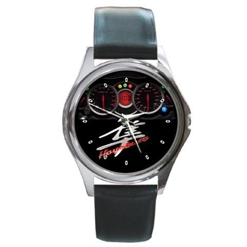 Hot customize 2010 suzuki hayabusa gsx 1300r speedometer sport leather watch