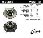 Centric parts 405.51001e rear hub assembly