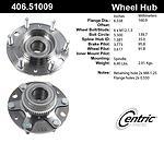 Centric parts 406.51009 rear hub assembly