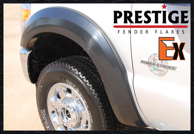 Prestige fender flares ex wide style smooth 1999-2007 f-250 f-350 front/rear set