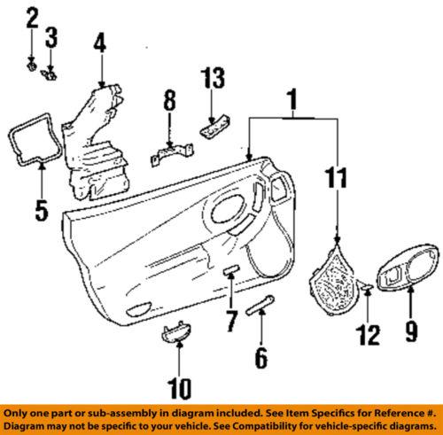 Chevrolet gm oem 10279471 door-pull handle plug