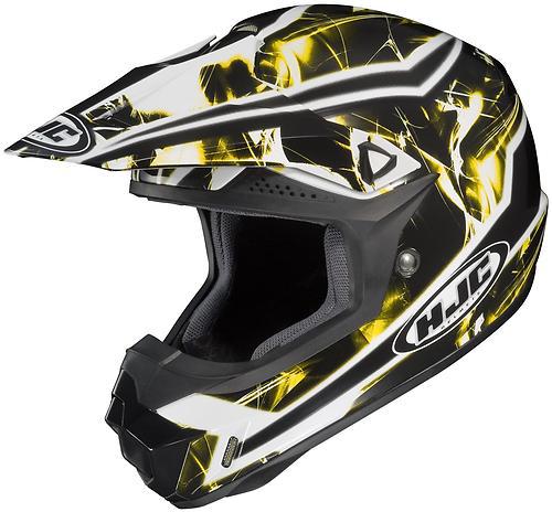 Hjc cl-x6 hydron offroad/motocross adult helmet,mc-3/yellow/white/black,2xl/xxl