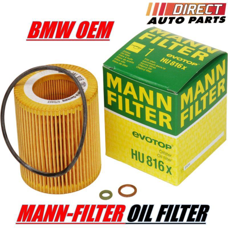 Oem bmw oil filter mann-filter hu816x