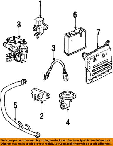 Lincoln oem f8vz-9c915-ab vapor canister purge solenoid