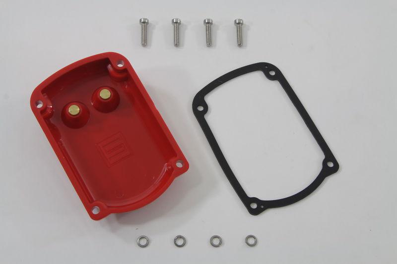 Red magneto top cover sportster xlch harley