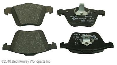 Beck arnley 089-1780 brake pad or shoe, front-disc brake pad