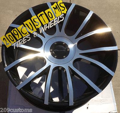 24 inch wheels tires giovanna sienna 6x139.7 escalade silverado tahoe 2007 -2013