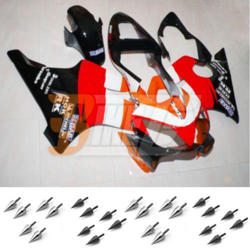 Free bolt kit! body frame fairing kit for honda cbr600 f f4i 2001 2002 2003 an