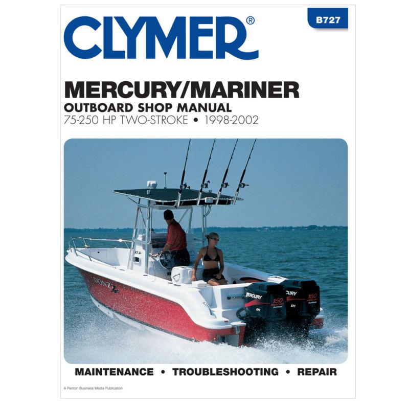 Clymer b727 mercury/mariner 75-250 hp outboards 1998-2002