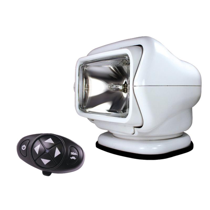 Golight stryker searchlight 12v w/wireless dash remote - white 3100