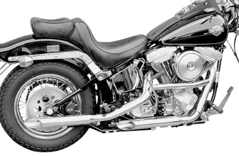 Cycle shack 2 1/2in. slip-on mufflers - side slash - chrome  mhd-134ssa