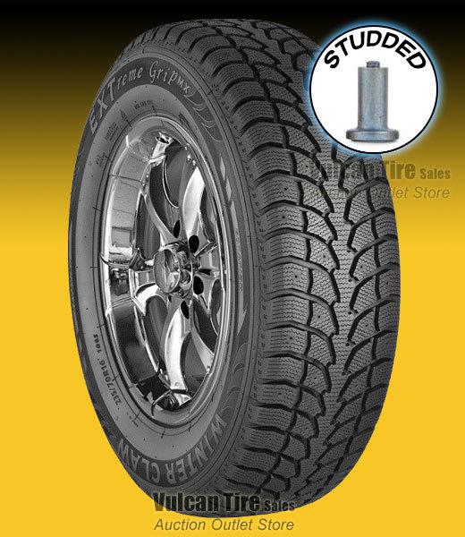 Eldorado winter claw studded snow tires 175/65r14 82t new (set of 4) 175/65-14