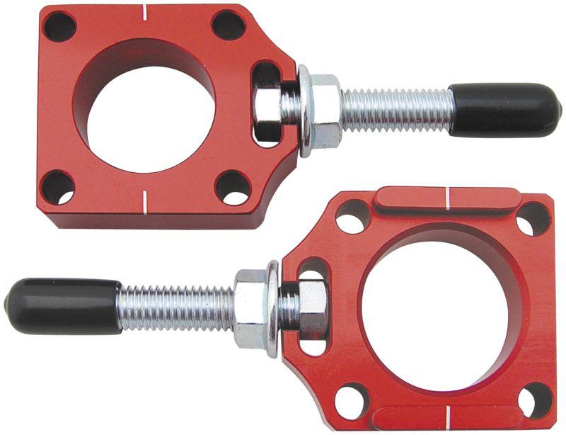 Bolt mc hardware chain adjuster block - red  2009-chad-cr.rd