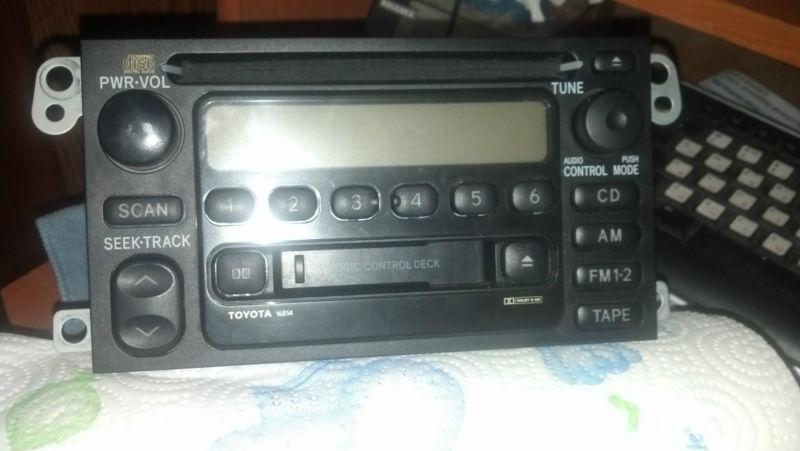 00-01 toyota camry cd cassette radio player