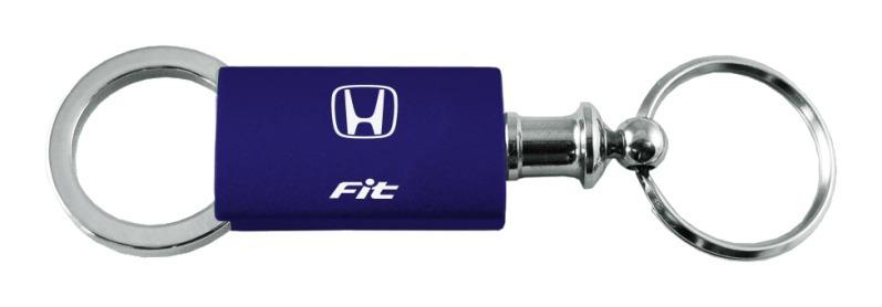 Honda fit navy blue valet metal key chain ring tag key fob logo lanyard