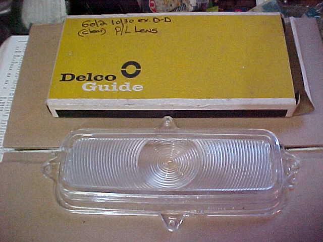 1960 1961 1962 chevrolet truck 10 20 30 nos clear parking lamp lens