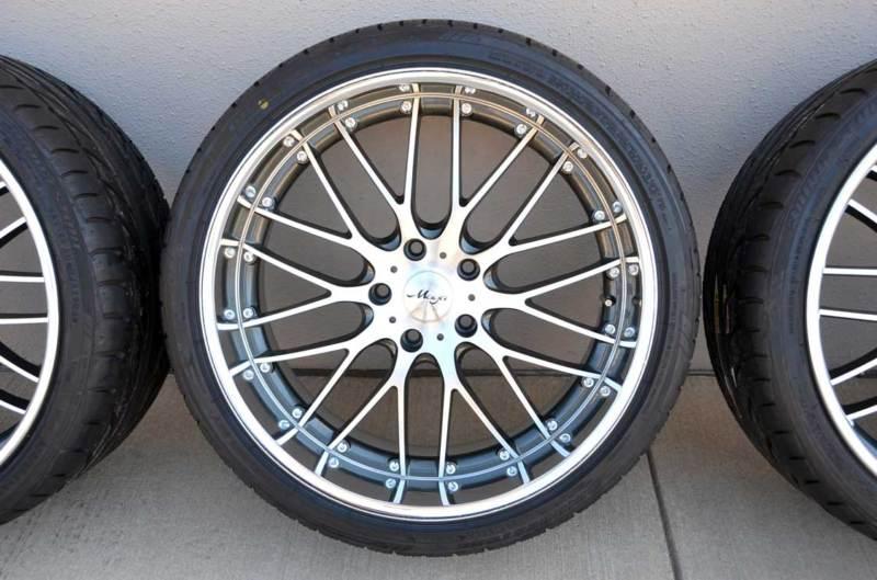 20" maya wheels tires for bmw 6-series e63 