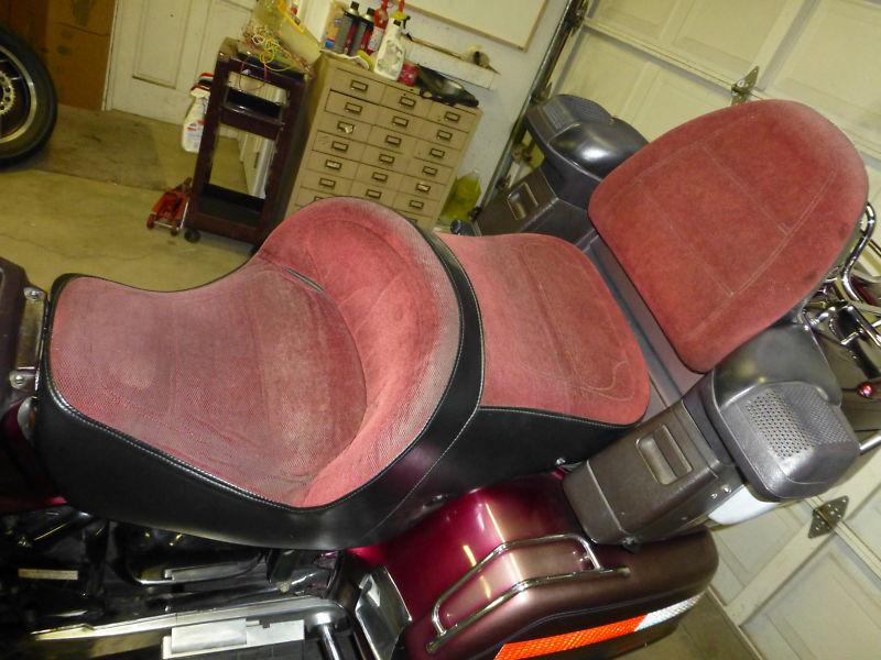 88-00 1989 honda goldwing gl1500 custom fiberglass touring seat & back rest seat