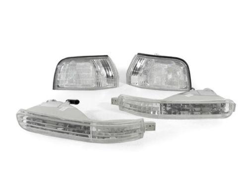 Fast ship 1992 1993 honda accord depo front clear corner lights + bumper signals