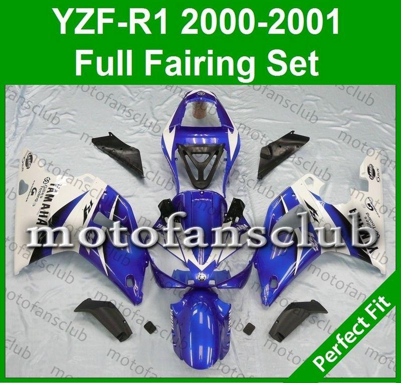 Fit yamaha yzf r1 00 01 yzfr1 2000 2001 1000 fairing bodywork plastics #07 c