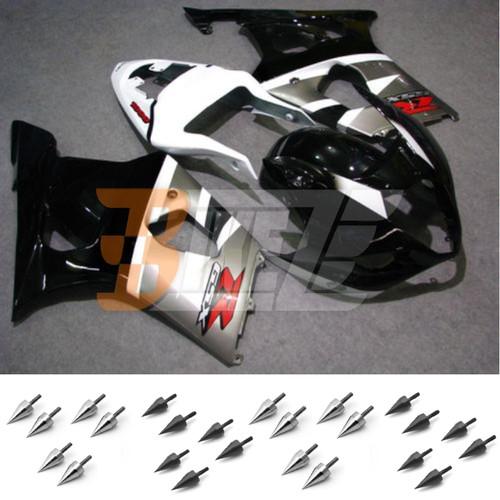 Free bolt kit! body frame fairing kit for suzuki gsx r 1000 k3 2003 2004 ag