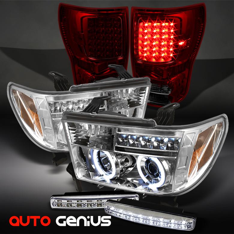 07-13 tundra ccfl projector headlights + r/s led tail lights + daytime led drl