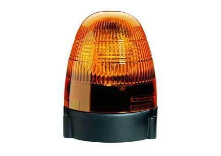 Hella kl rotafix 12v halogen beacon with amber lens - fixed