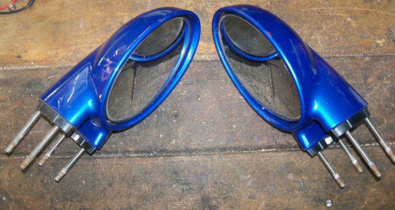 Sea doo gtx rfi di rear view mirror mirrors housing lh rh left right blue 00 01 