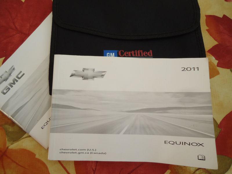 Chevy chevrolet owner manual equinox 2011 w/ equinox/terrain navigation and case