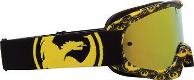 Dragon mdx goggle gold icon w/gold ionized lens 722-1480