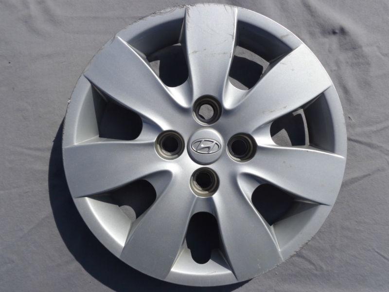 08-11 hyundai accent hubcap wheel cover 14" oem 52960-1e700 h# 55563 #h13-c055