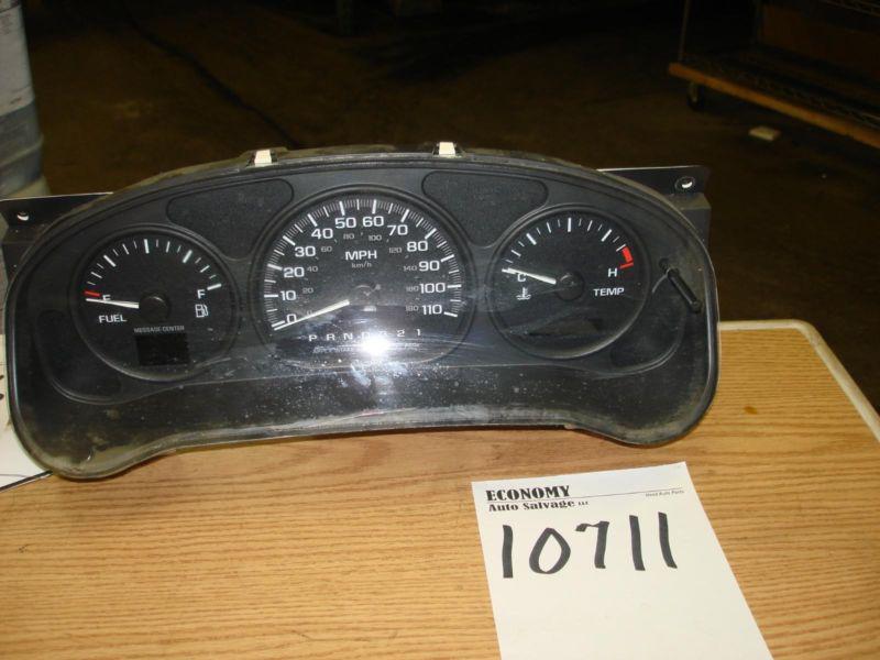 Chevrolet venture speedometer (cluster), us 02 03