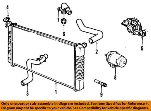 Gm oem 19209288 water pump/engine water pump