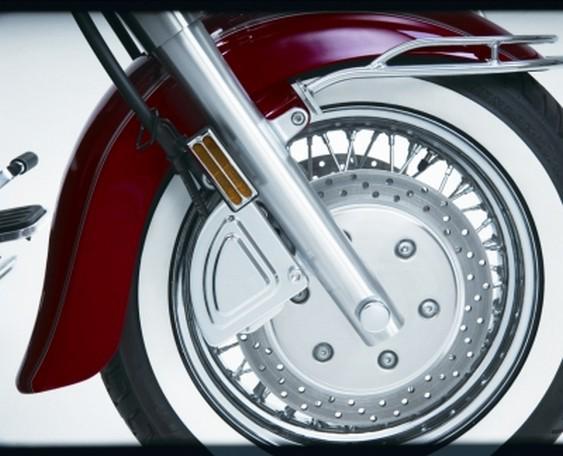 Show chrome caliper cover right stepped for yamaha star