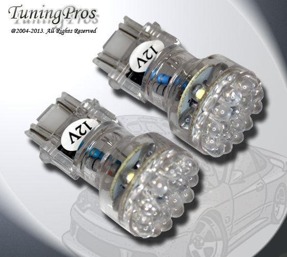 (1 pair) set of 2 pcs stop light 3157 24 amber led light bulbs 3057 3357 3047