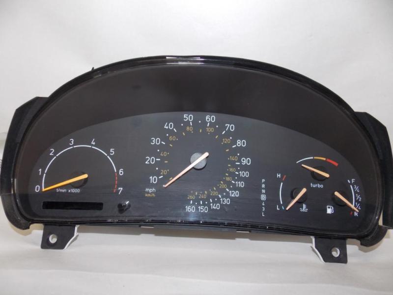 02-02 saab 9-5 4cyl turbo 156k instrument cluster speedometer 2002 #7153