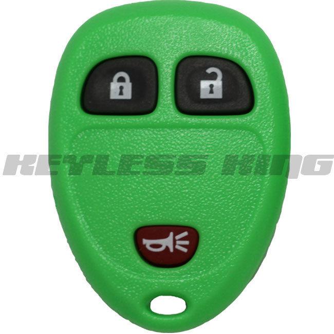 New green replacement keyless entry remote key fob clicker for gm 15777636